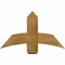 Ekena Millwork Bellingham Rough Sawn Timber Gable Bracket, Western Red Cedar, 36"W x 21"H x 6"D x 6"F, 14/12 Pitch GBW036X21X0606BEL00RWR - alternate 1